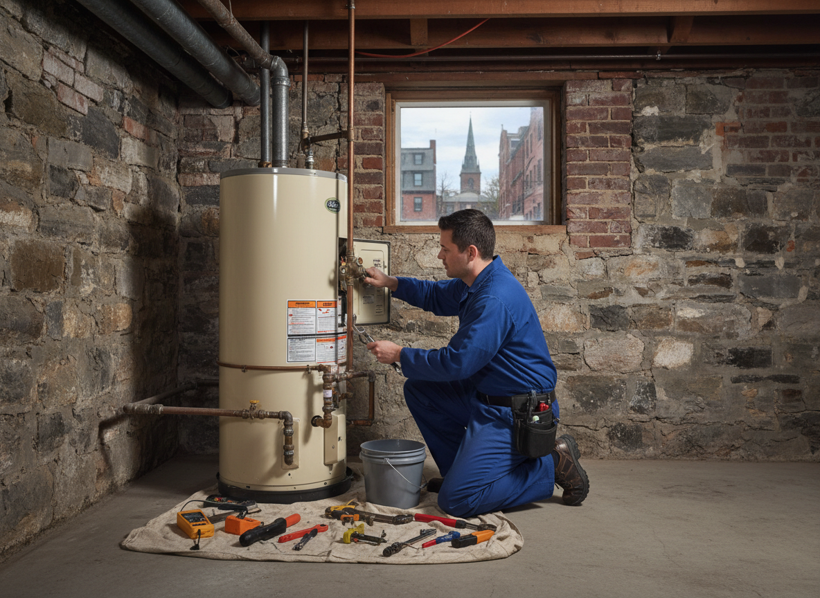 Water heater in Abington